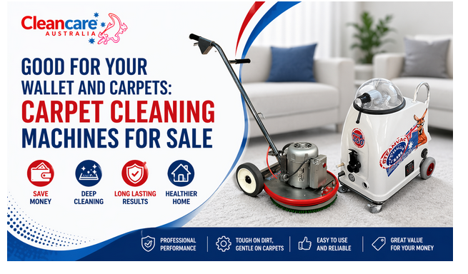 Good for Your Wallet and Carpets: Carpet Cleaning Machines for Sale